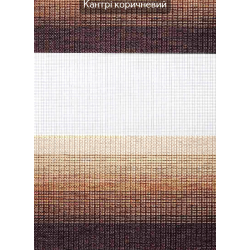 Роллеты День-ночь Кантри коричневый
