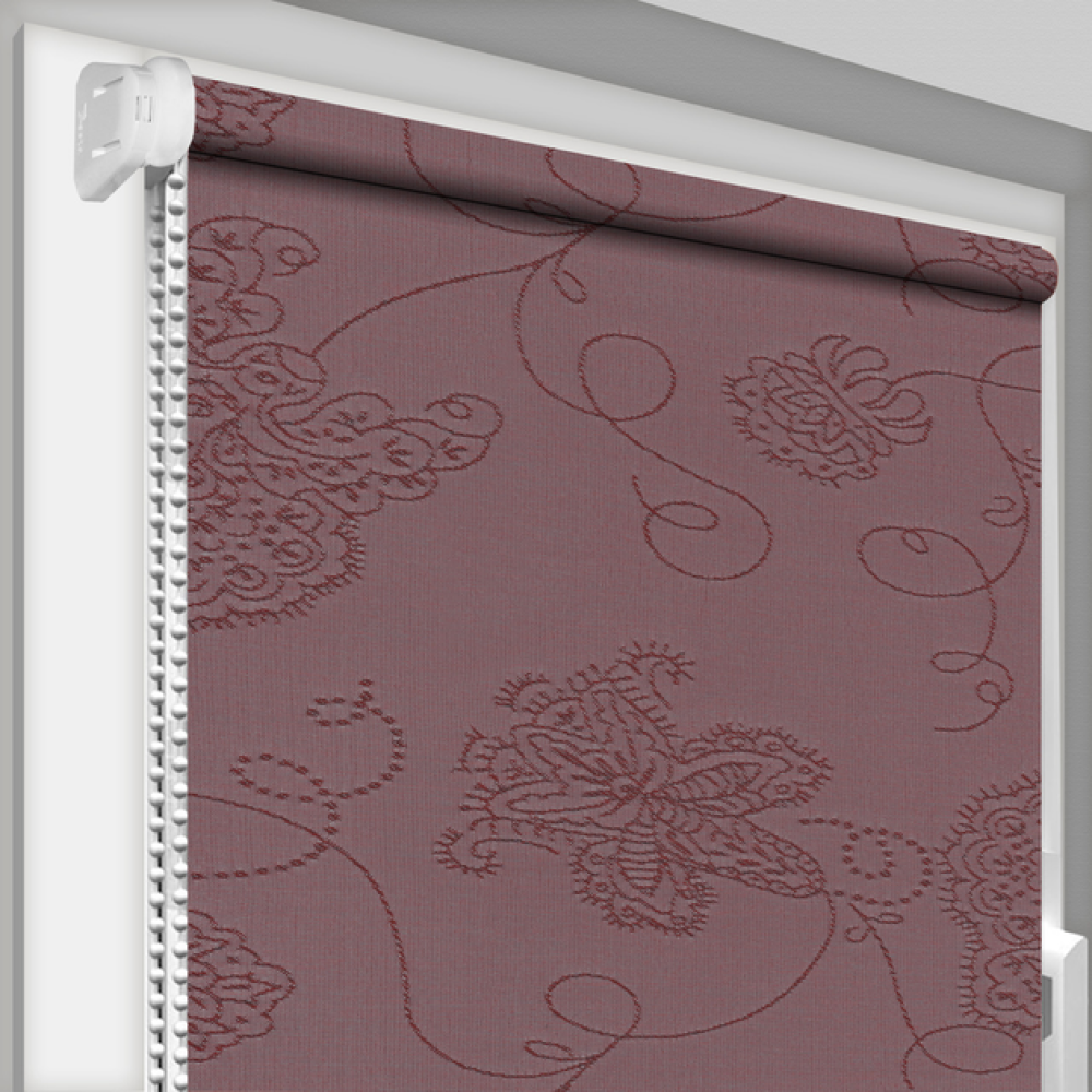 Тканинні ролети Кінга 401 бордо