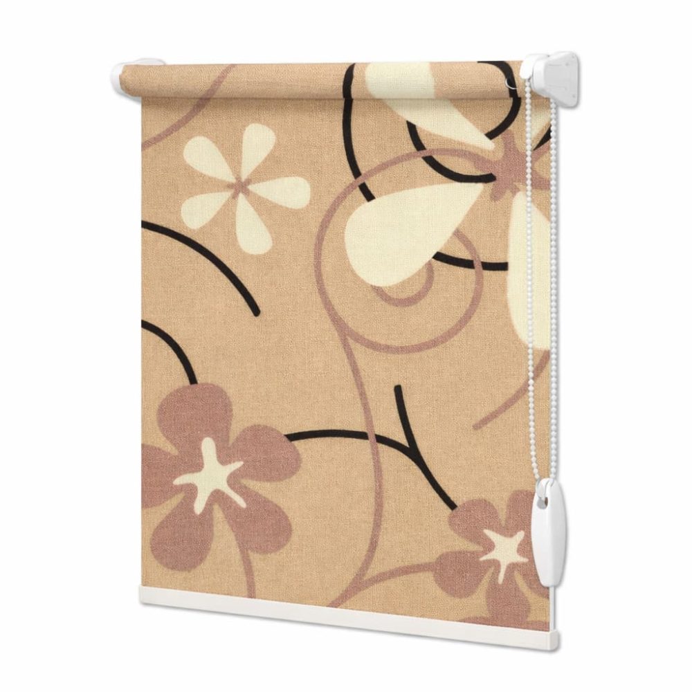Тканинні ролети Квіти 5236-1 беж