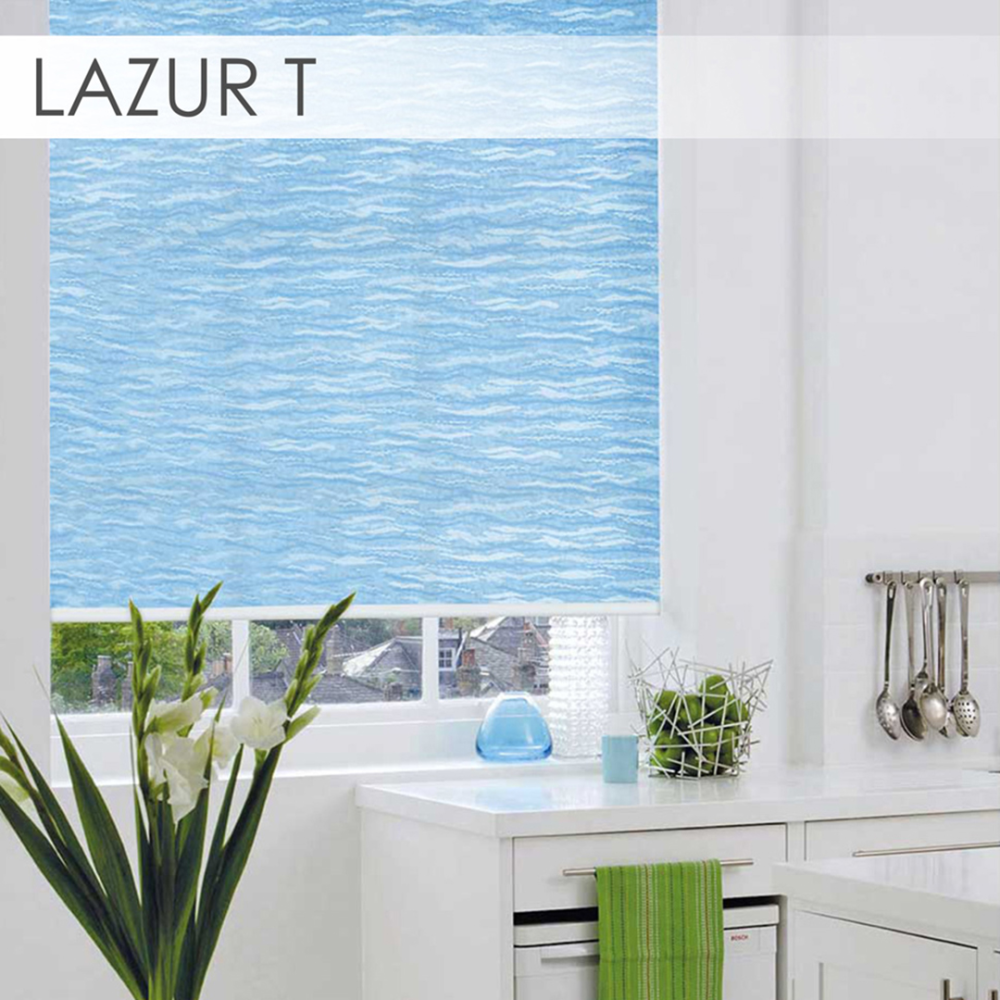 Тканинні ролети Лазур 2074 блакитний