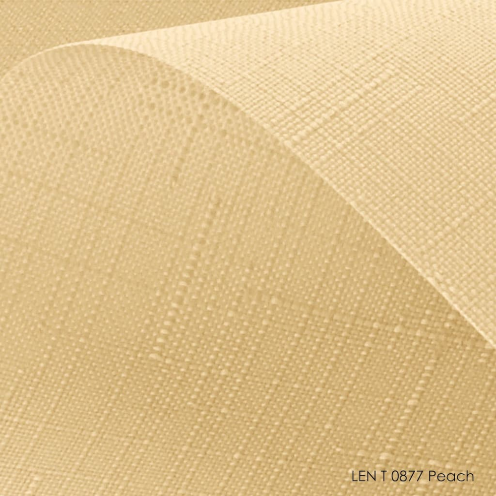 Тканинні ролети Льон 0877 персик
