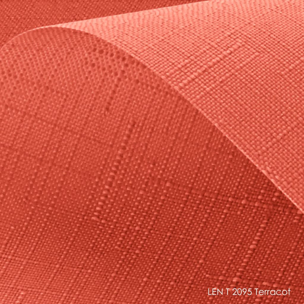 Тканинні ролети Льон 2095 терракот