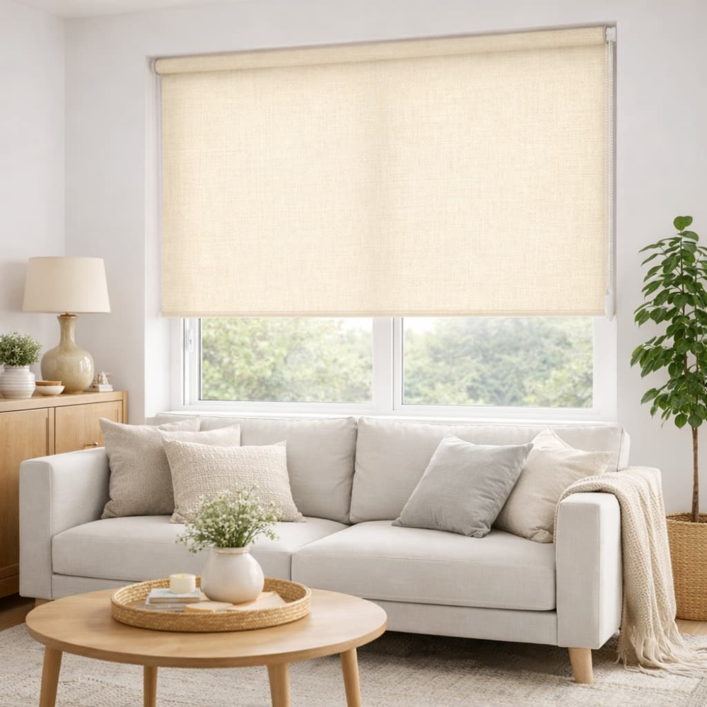 Тканинні ролети Льон 2070 ваніль