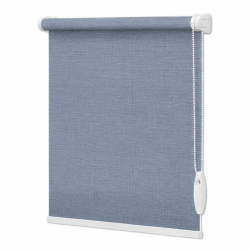 Тканинні ролети Льон 7436 сірий