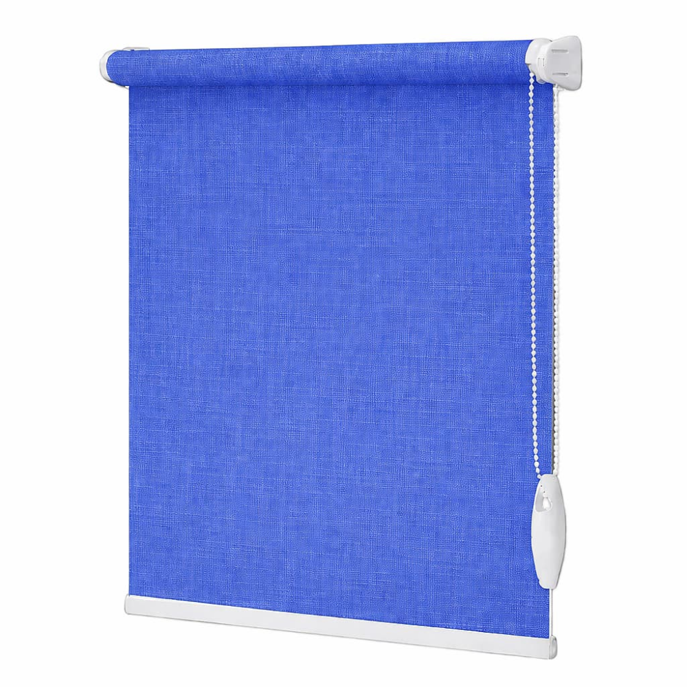 Тканинні ролети Льон 0874 синій