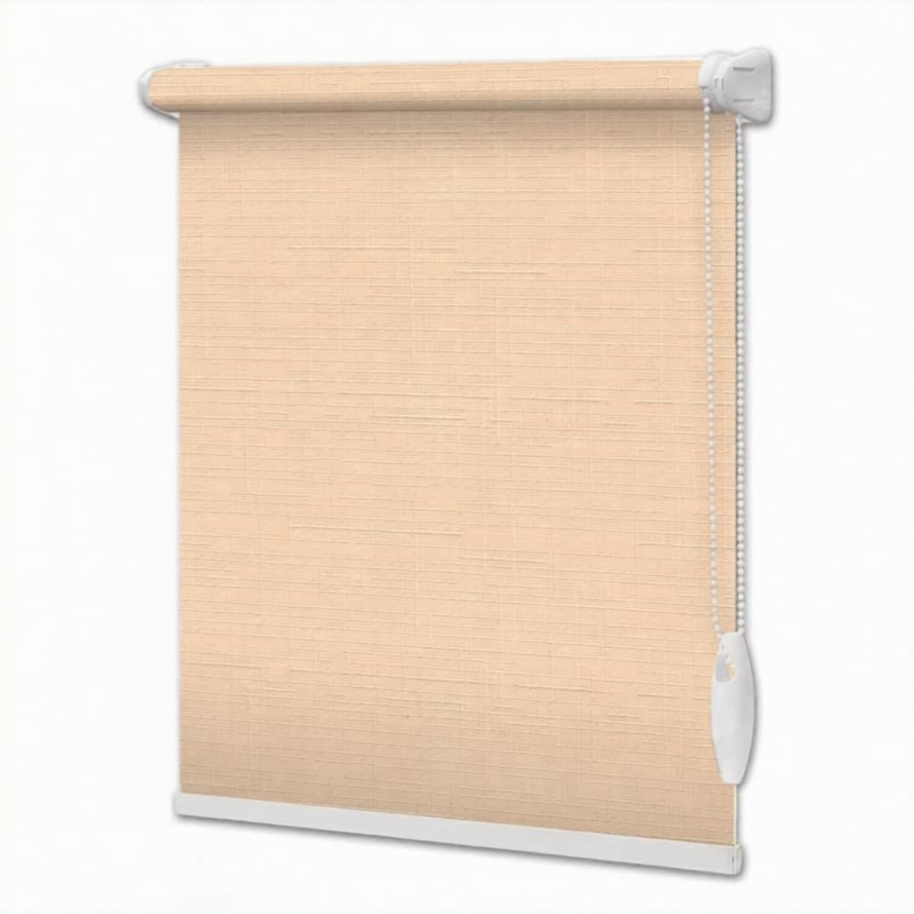 Тканинні ролети Льон 0877 персик