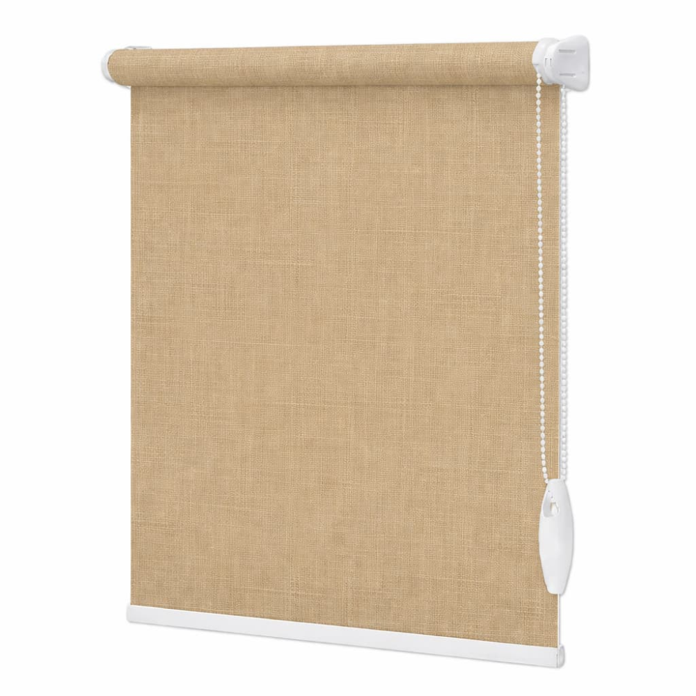 Тканинні ролети Льон 0881 темний беж