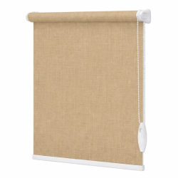 Тканинні ролети Льон 0881 темний беж