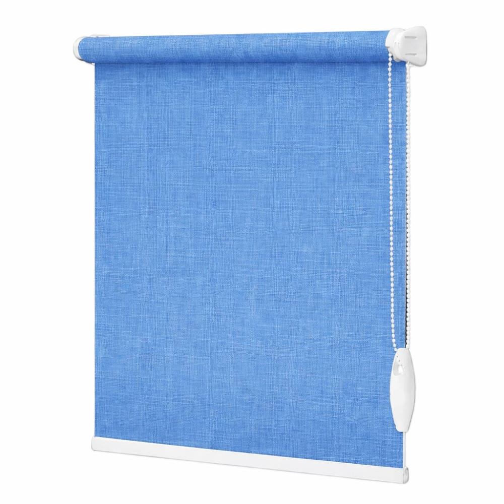 Тканинні ролети Льон 2074 блакитний