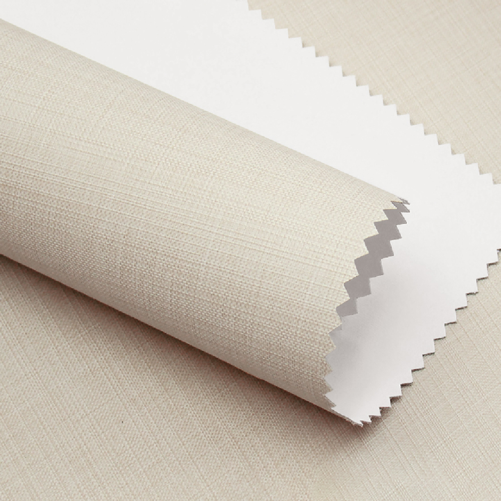 Тканинні ролети Лінен Лук (блекаут) 2 кремовий