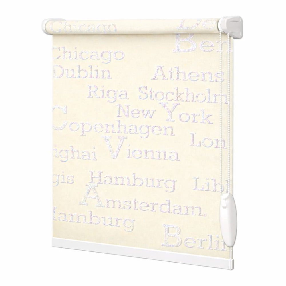 Тканинні ролети Літери В 913 білий