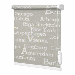 Тканинні ролети Літери В 914 сірий