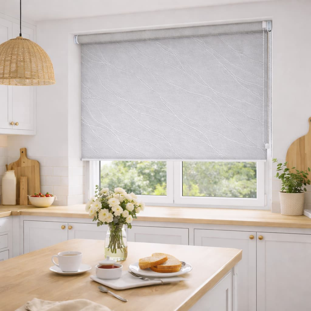 Тканинні ролети Вода 815 сірий